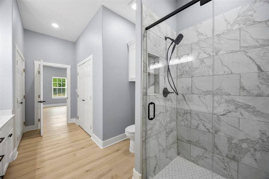 Furnished interior view inside a new home in , Ennis (Image 6).