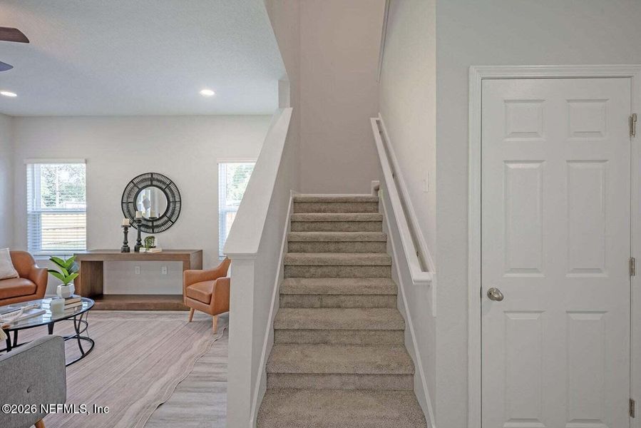 Furnished interior view inside a new home in , Jacksonville (Image 16).