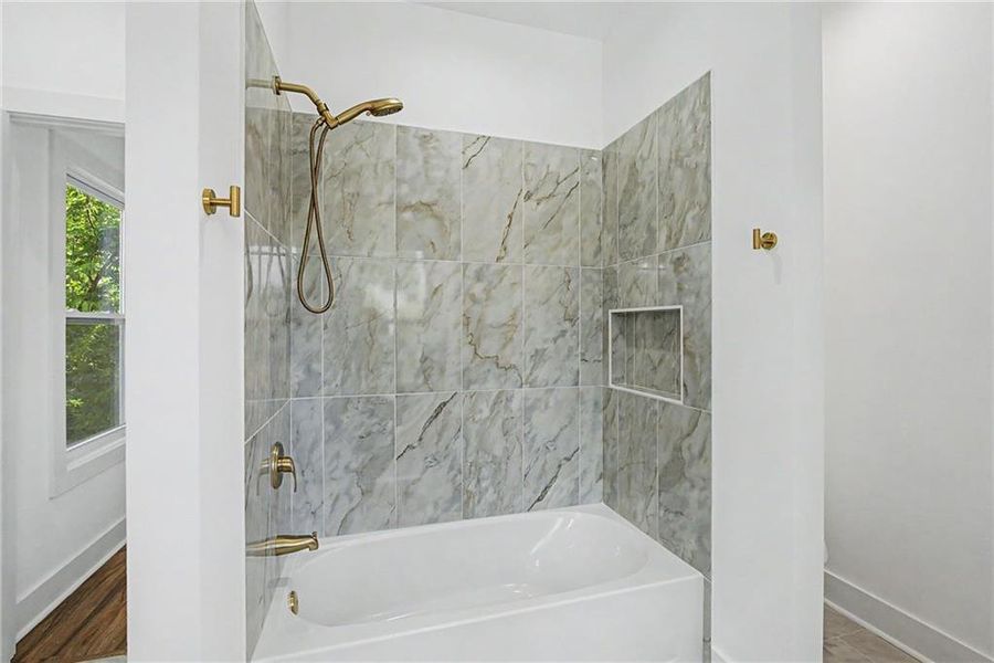 Close-up of interior finishes inside a home in , Atlanta (Image 17).