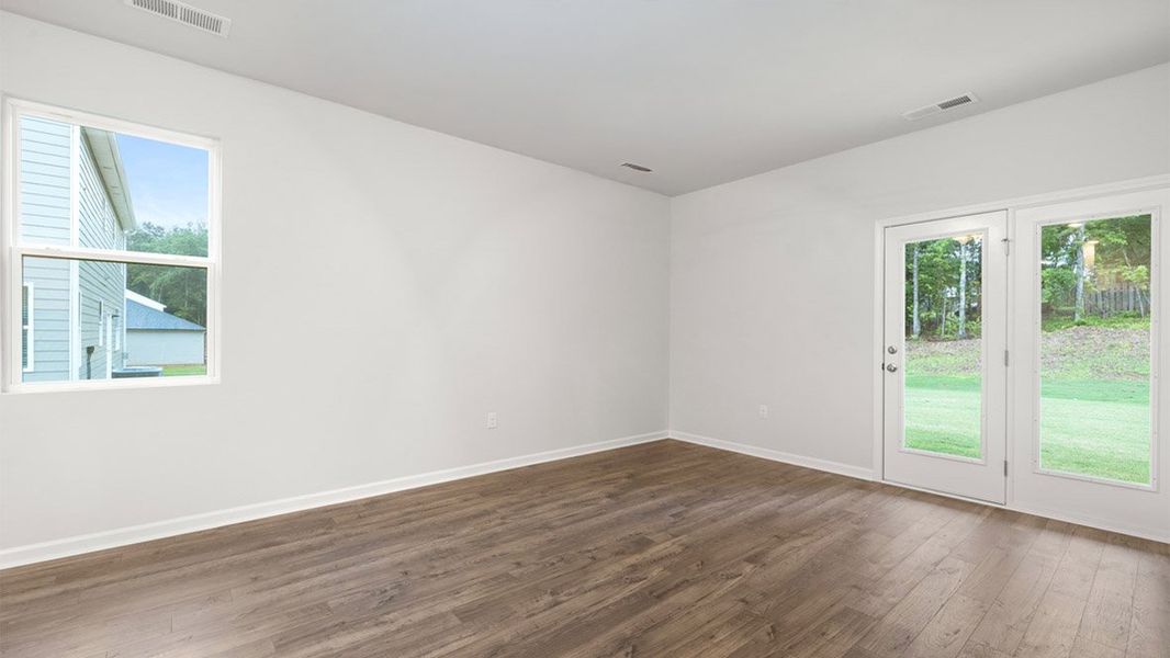 Spacious, unfurnished interior of a new home in Captain's Corner, Grovetown (Image 21). Spacious, unfurnished interior of a new home in Captain's Corner, Grovetown (Image 21).