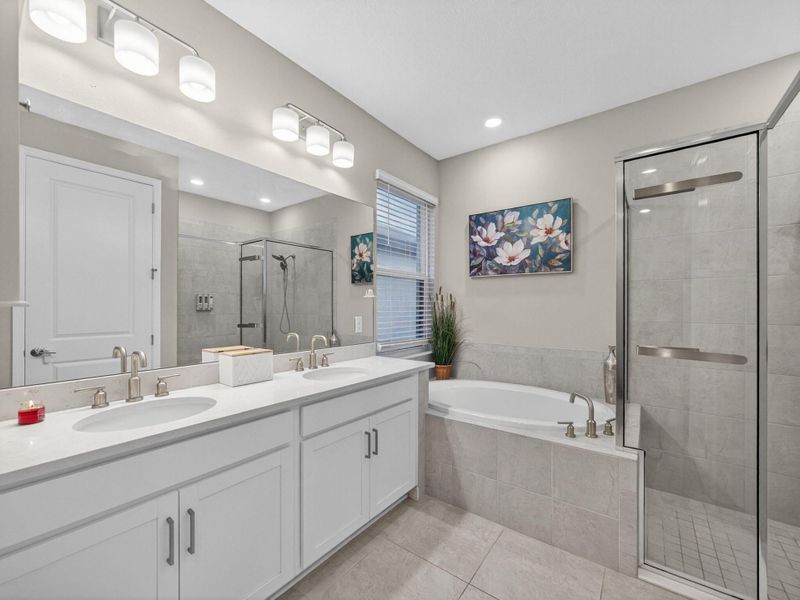 Furnished interior view inside a new home in , Port St. Lucie (Image 23).