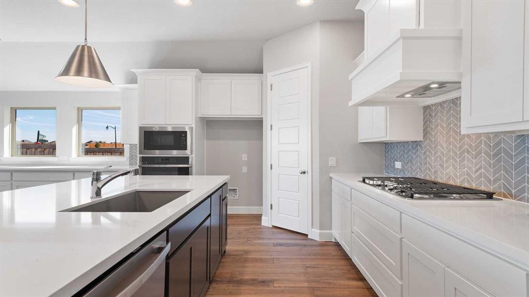 Furnished interior view inside a new home in Devonshire - Reserve 50', Forney (Image 7). Furnished interior view inside a new home in Devonshire - Reserve 50', Forney (Image 7).