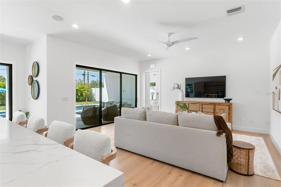 Furnished interior view inside a new home in , Sarasota (Image 16).