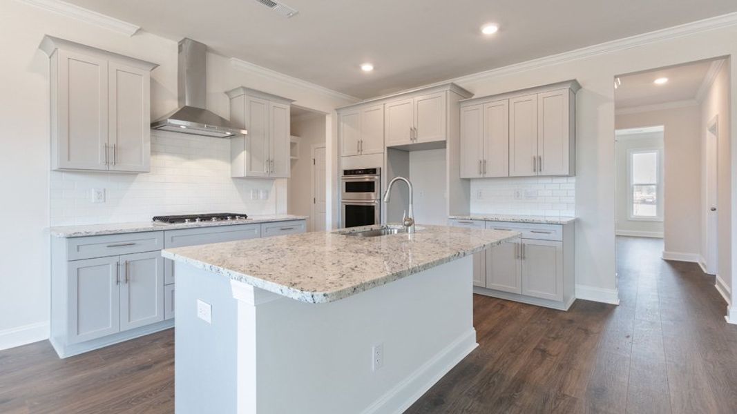 Furnished interior view inside a new home in The Manors at Winston Pointe, Clayton (Image 3).