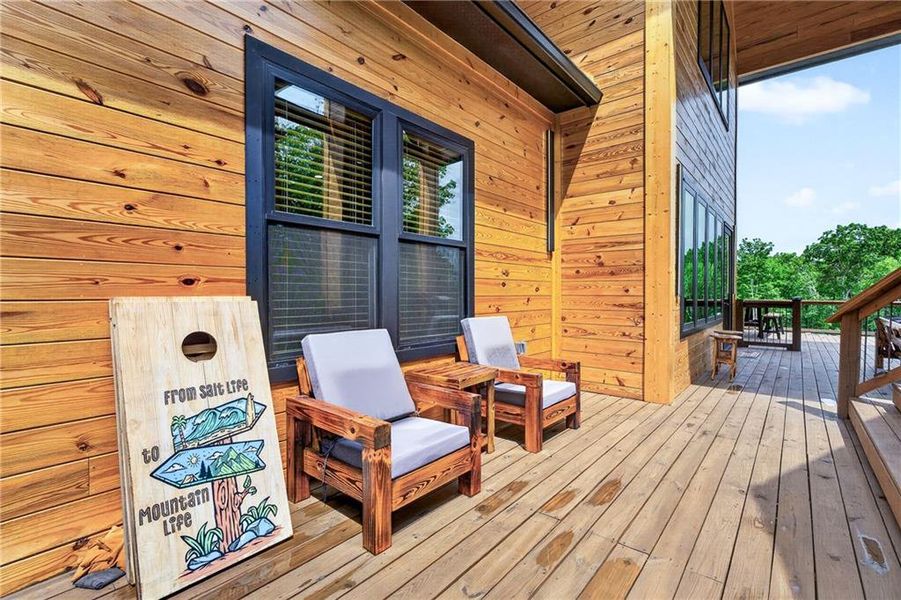 Exterior details and patio area of a home in , Talking Rock (Image 30). Exterior details and patio area of a home in , Talking Rock (Image 30).