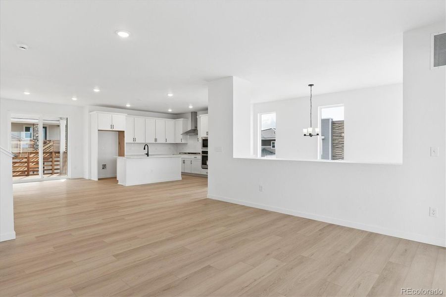 Spacious, unfurnished interior of a new home in The Summit at Meridian, Englewood (Image 22). Spacious, unfurnished interior of a new home in The Summit at Meridian, Englewood (Image 22).