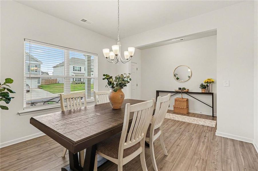 Furnished interior view inside a new home in , Cartersville (Image 10).