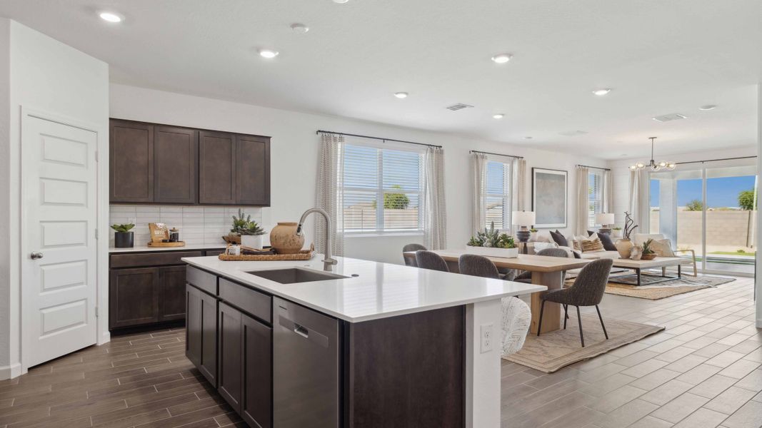 Representative furnished interior of a home built from the Mockingbird by D.R. Horton in Apache Farms, Buckeye (Image 8).