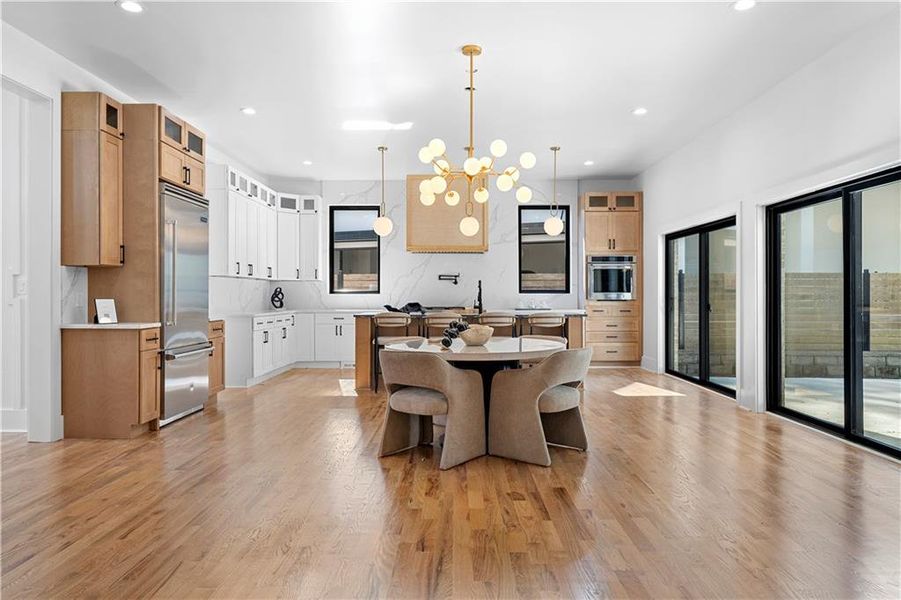 Furnished interior view inside a new home in , Atlanta (Image 40).