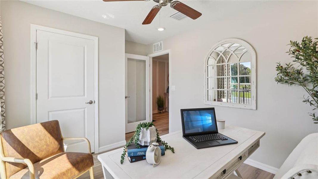 Furnished interior view inside a new home in McGinley Landing, Ocala (Image 9). Furnished interior view inside a new home in McGinley Landing, Ocala (Image 9).