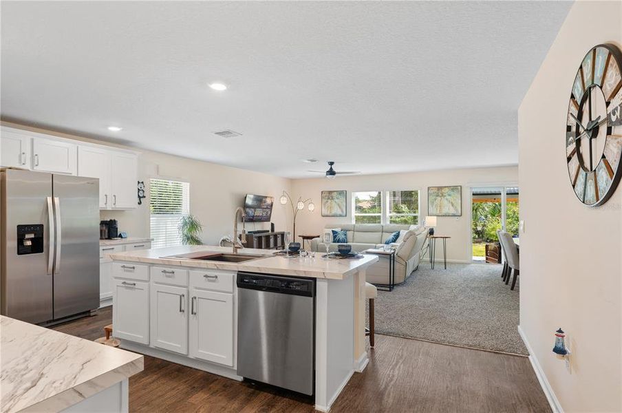 Furnished interior view inside a new home in Palm Coast Homesites, Palm Coast (Image 18).