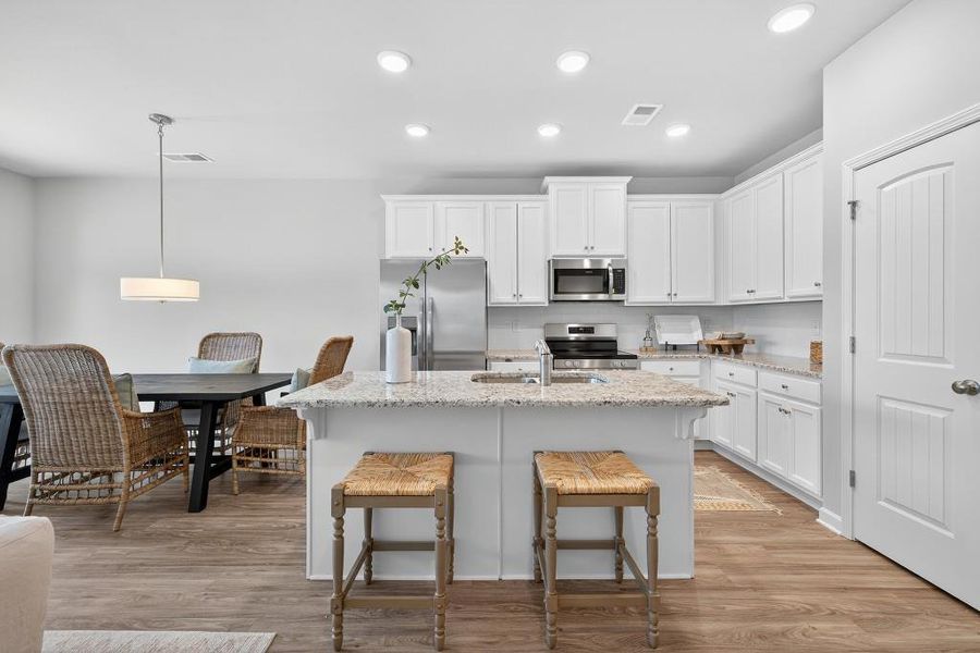 Furnished interior view inside a new home in The Reserve At Clock Tower, Douglasville (Image 23).