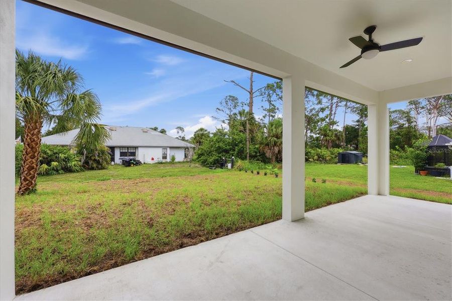 Exterior details and patio area of a home in , North Port (Image 3).