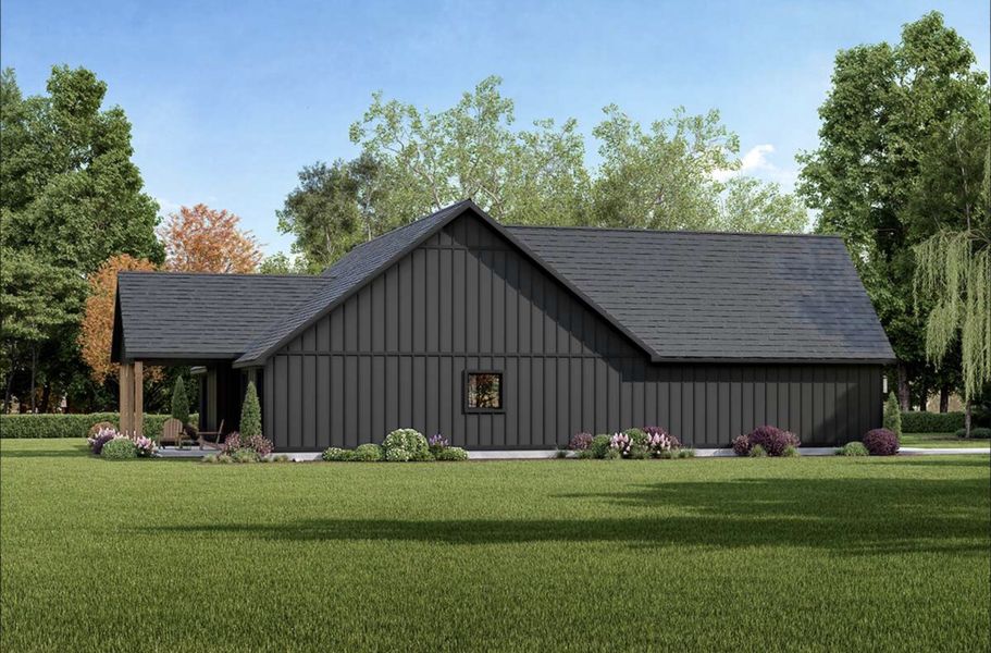 Representative exterior photo of a completed home built from the 1939 by Zeal Home Builders in Monarch Manor, Poolville, TX (Image 11). Representative exterior photo of a completed home built from the 1939 by Zeal Home Builders in Monarch Manor, Poolville, TX (Image 11).