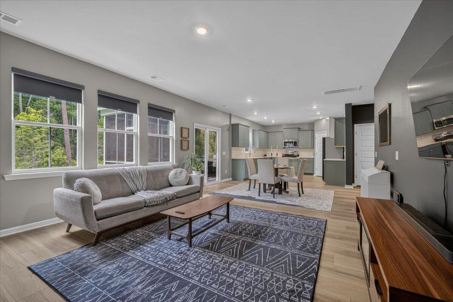 Furnished interior view inside a new home in Limehouse Village: Arbor Series, Summerville (Image 12).