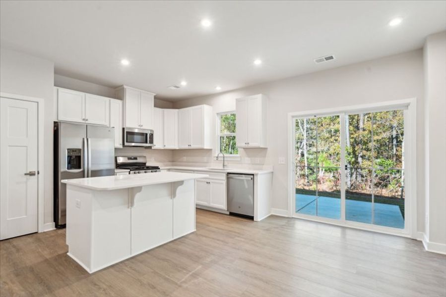 Furnished interior view inside a new home in Crescent Cove, Summerville (Image 2). Furnished interior view inside a new home in Crescent Cove, Summerville (Image 2).