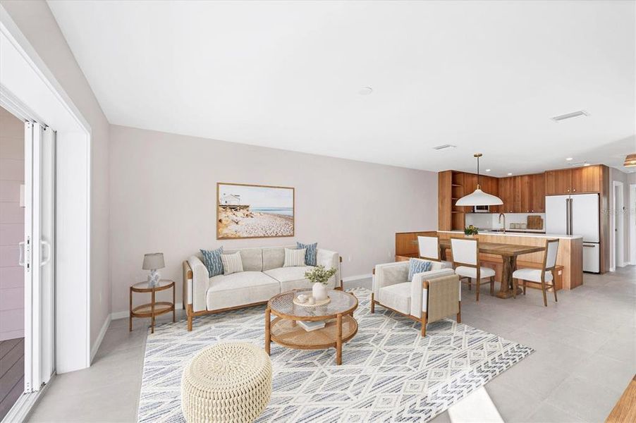 Furnished interior view inside a new home in , Boca Grande (Image 4). Furnished interior view inside a new home in , Boca Grande (Image 4).