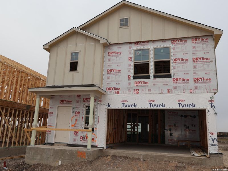 In-progress construction of a new home in Paloma Park, Converse, TX (Image 46).