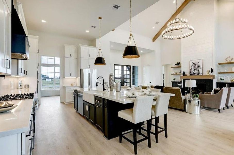 Furnished interior view inside a new home in , Orlando (Image 6).