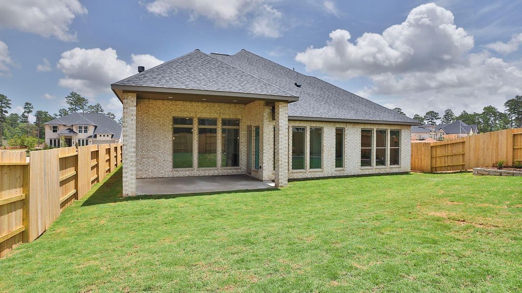Exterior details and patio area of a home in Audubon, Magnolia (Image 3).