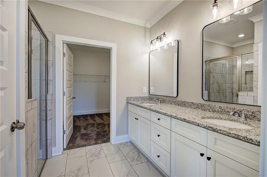 Furnished interior view inside a new home in , Cartersville (Image 29).