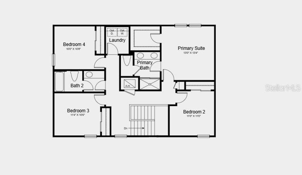 2D floor plan layout of this home in Aden South at Westview, Kissimmee, FL (Image 4). 2D floor plan layout of this home in Aden South at Westview, Kissimmee, FL (Image 4).