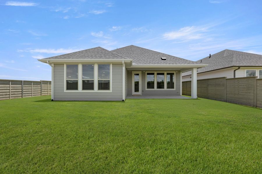 Representative exterior details of a home built from the Hazel by Tri Pointe Homes in Treeline, Justin (Image 3).