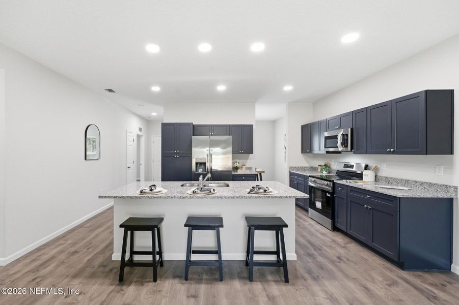 Furnished interior view inside a new home in , Jacksonville (Image 8).