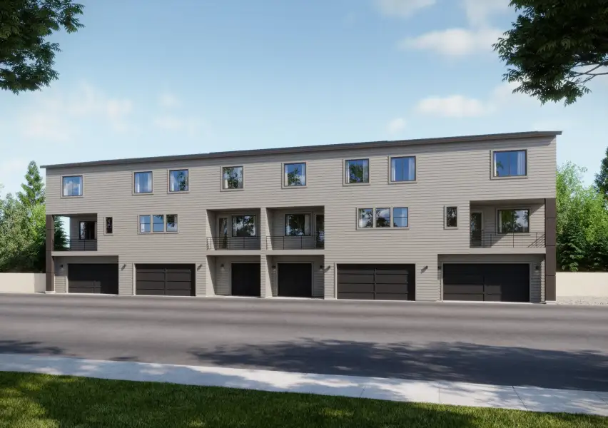 Representative exterior photo of a completed home built from the 2 Interior by Trumark Homes in Berkeley Villas, Denver, CO (Image 19).