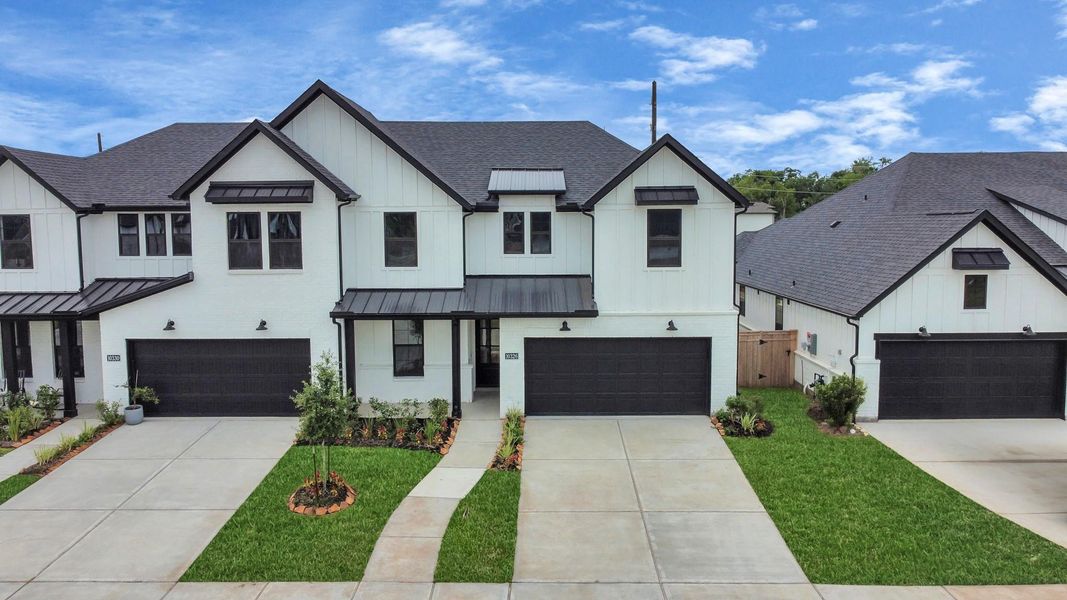 Front exterior of a new home in , Missouri City, TX, highlighting curb appeal (Image 23).