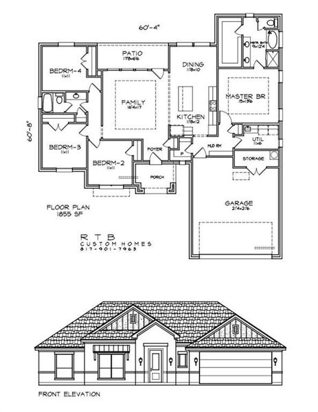 2D floor plan layout of this home in , Millsap, TX (Image 3).