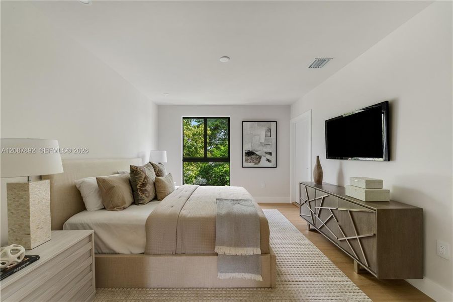 Furnished interior view inside a new home in , Miami (Image 12).