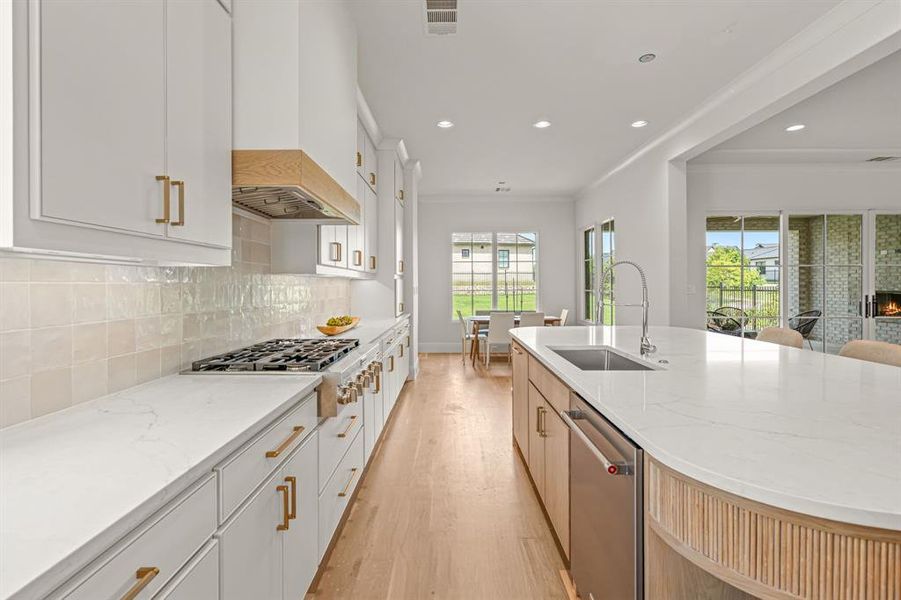 Furnished interior view inside a new home in , Fort Worth (Image 9).