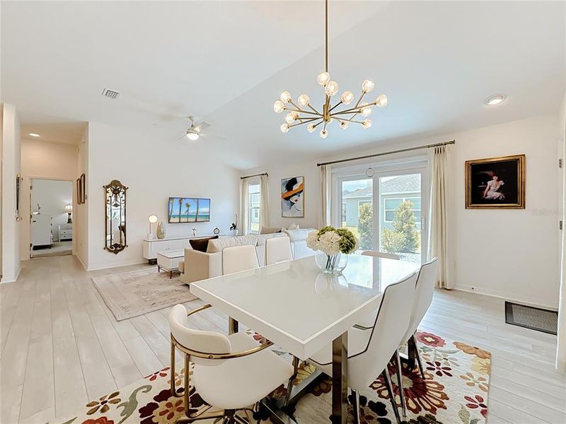 Furnished interior view inside a new home in , The Villages (Image 12).