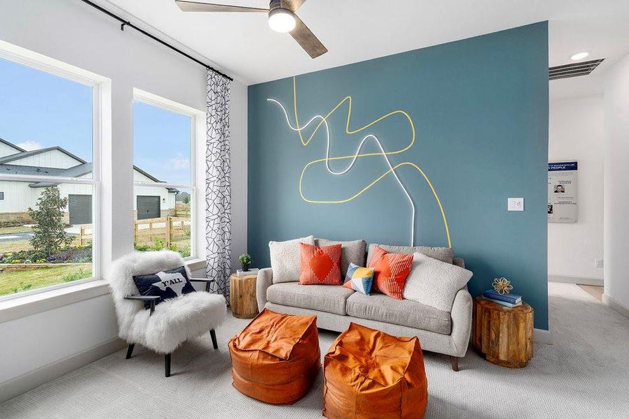 Furnished interior view inside a new home in , Waller (Image 24).