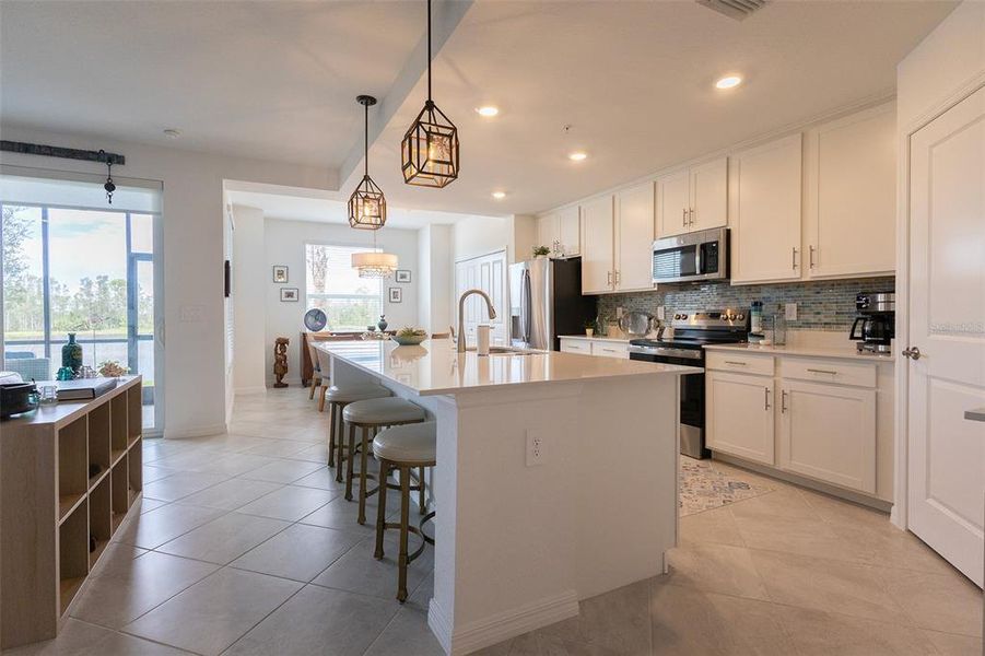 Furnished interior view inside a new home in , Punta Gorda (Image 36).