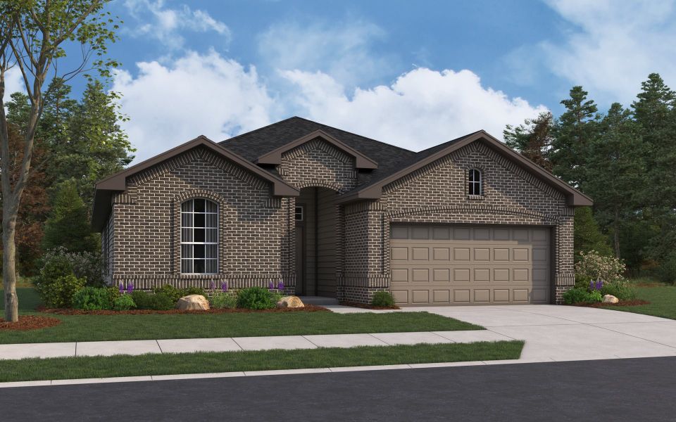 Rendering of floor plan. Colors and features may differ from shown representation.