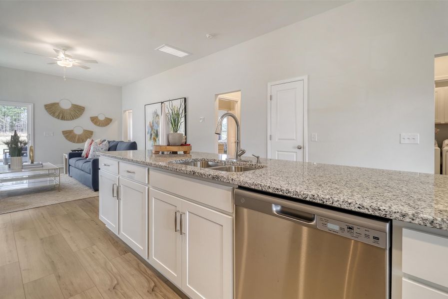 Furnished interior view inside a new home in , Summerville (Image 12).