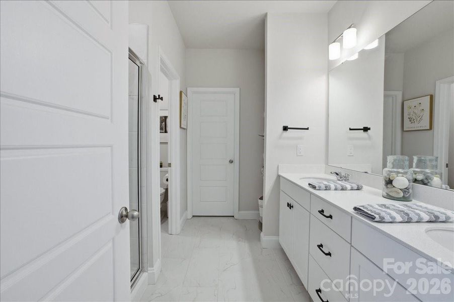 Furnished interior view inside a new home in The Terraces at Cramerton Mills, Cramerton (Image 17).