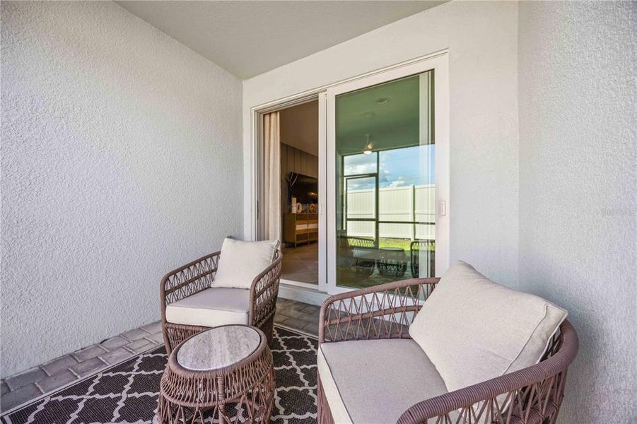 Exterior details and patio area of a home in , Englewood (Image 24).