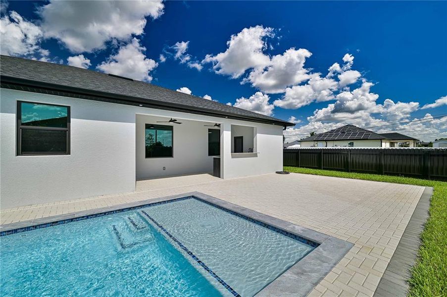 Exterior details and patio area of a home in , Cape Coral (Image 3). Exterior details and patio area of a home in , Cape Coral (Image 3).