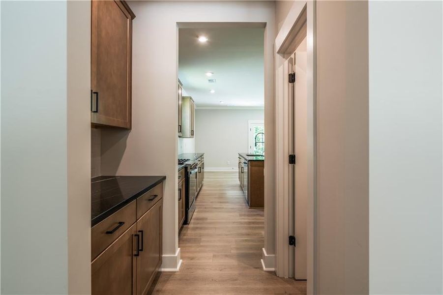 Furnished interior view inside a new home in Cambridge at Steels Bridge: Steels Bridge, Canton (Image 18).