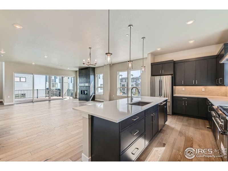 Furnished interior view inside a new home in Baseline, Broomfield (Image 14).