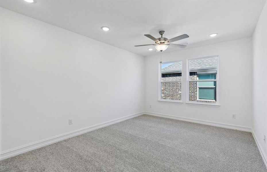 Spacious loft on second level