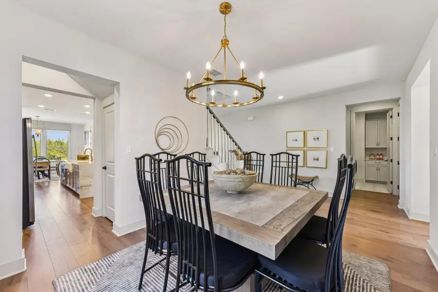 Furnished interior view inside a new home in Provence 70s, Austin (Image 7).