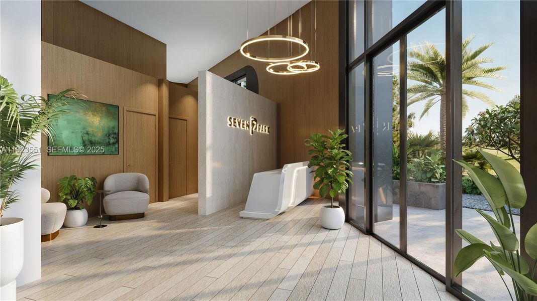 Furnished interior view inside a new home in , Hallandale Beach (Image 6).