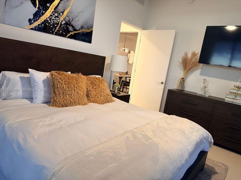 Furnished interior view inside a new home in , Miami (Image 9). Furnished interior view inside a new home in , Miami (Image 9).