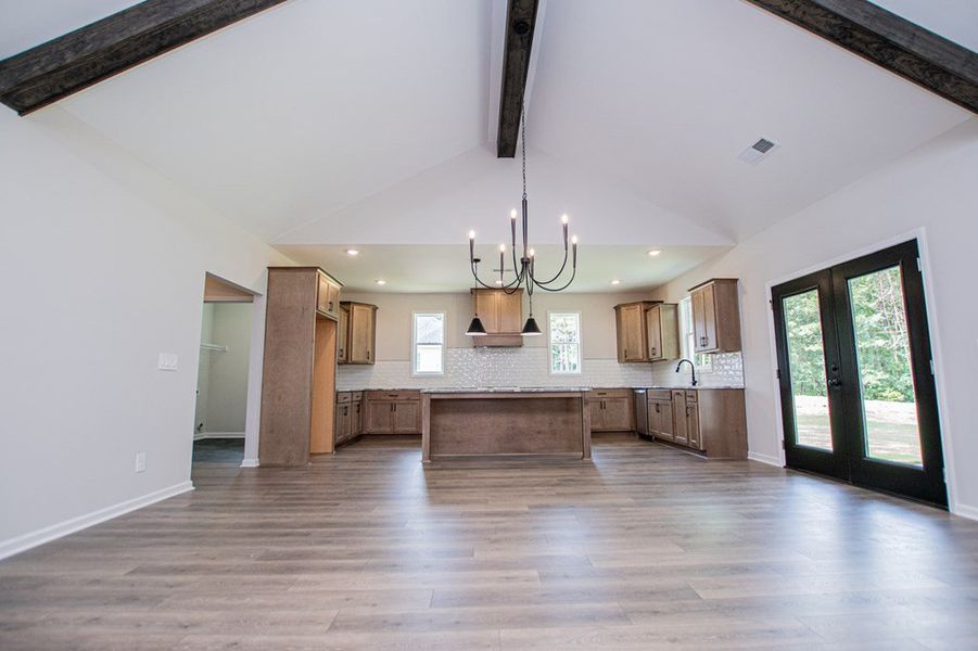 Furnished interior view inside a new home in WOODMONT RESERVE, Roopville (Image 11).