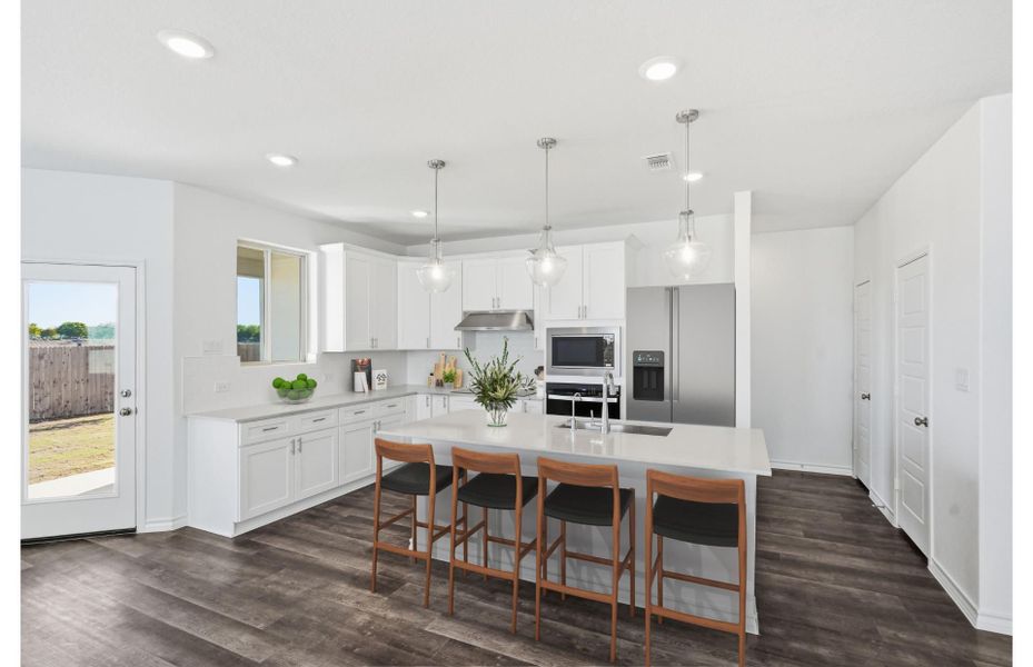 Representative furnished interior of a home built from the Orchard by Pulte Homes in Nopal Valley, San Antonio (Image 9).