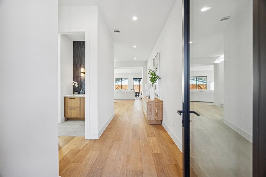 A welcoming entrance that sets the tone for the home.